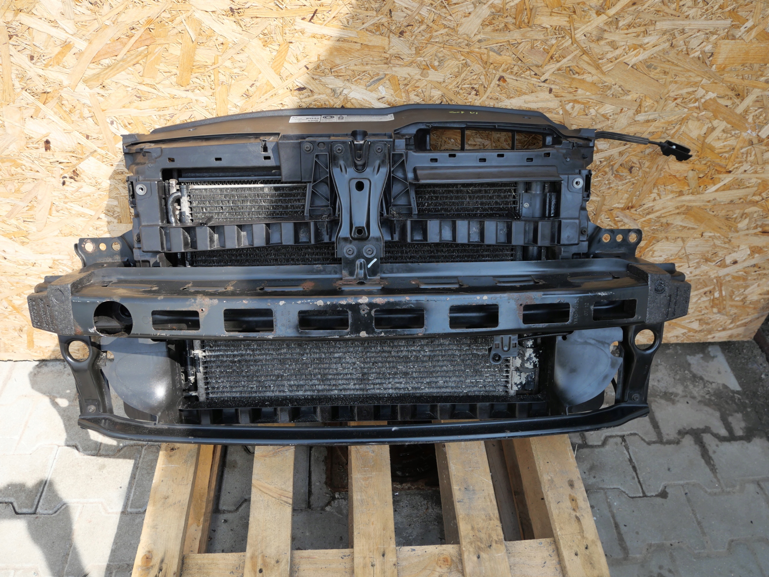 support panel for radiators radiator VW GOLF VI CABRIO 2.0 TDI pillar sider