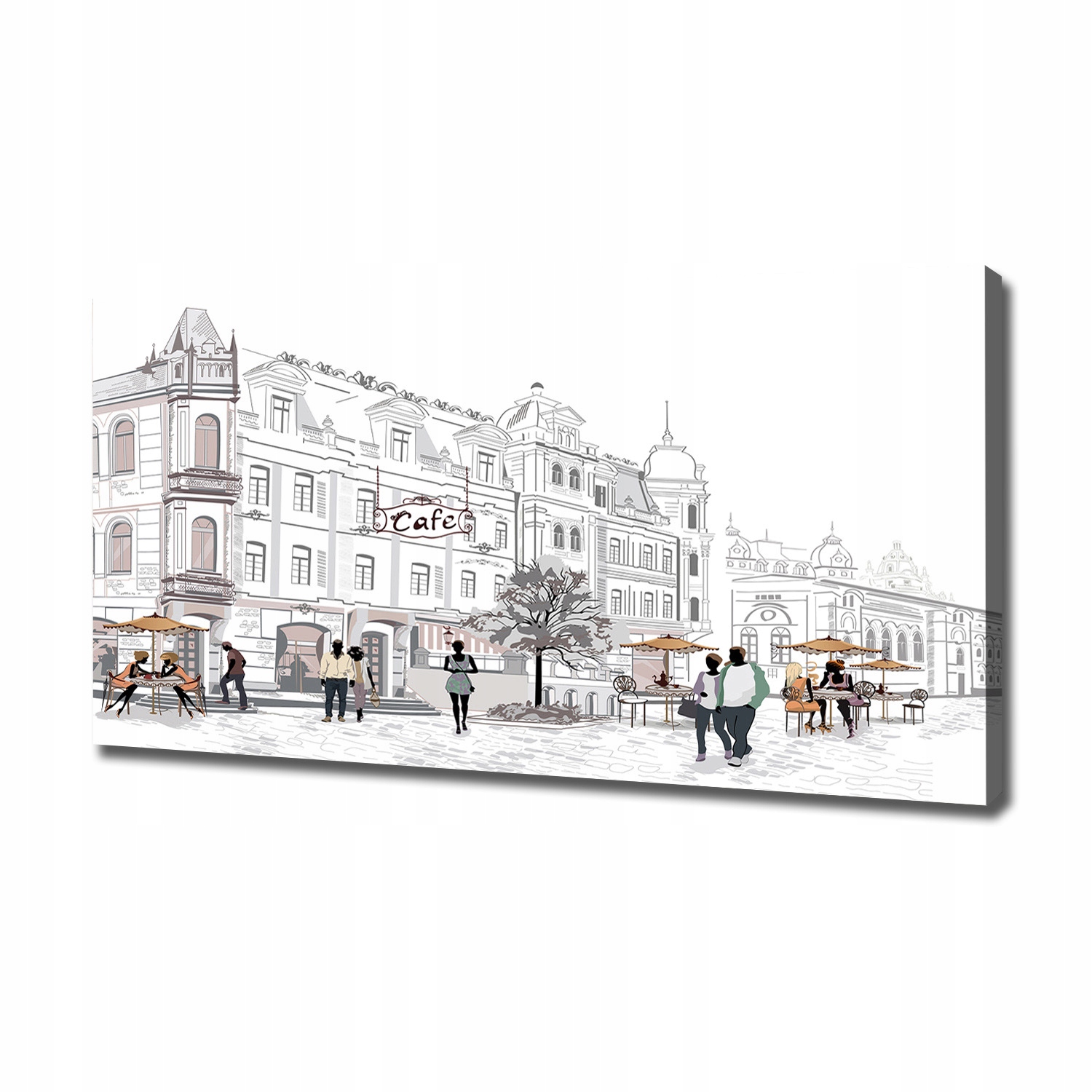 

Duży foto obraz na płótnie Stare miasto 120x60 cm