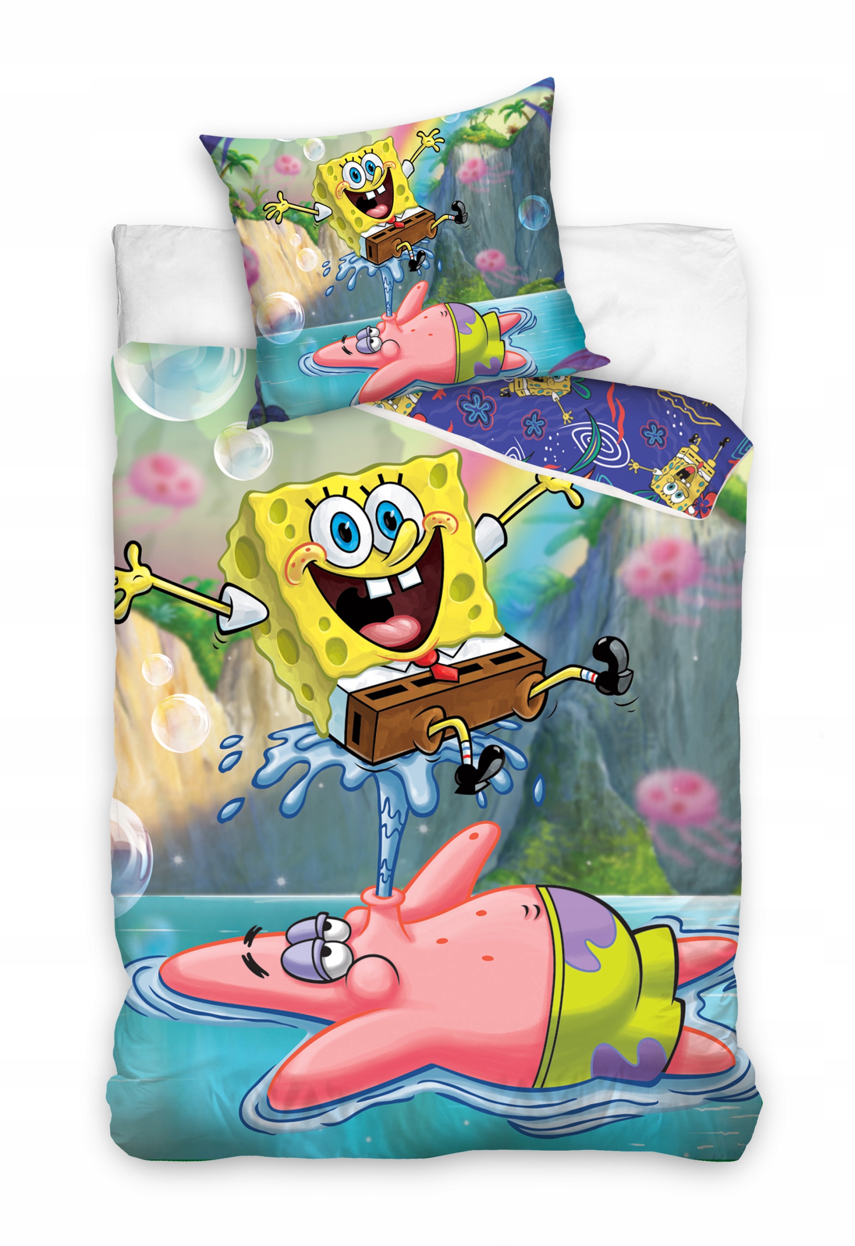 Posteľná Bielizeň Spongebob Kanciastoporty A Patrik 160x200