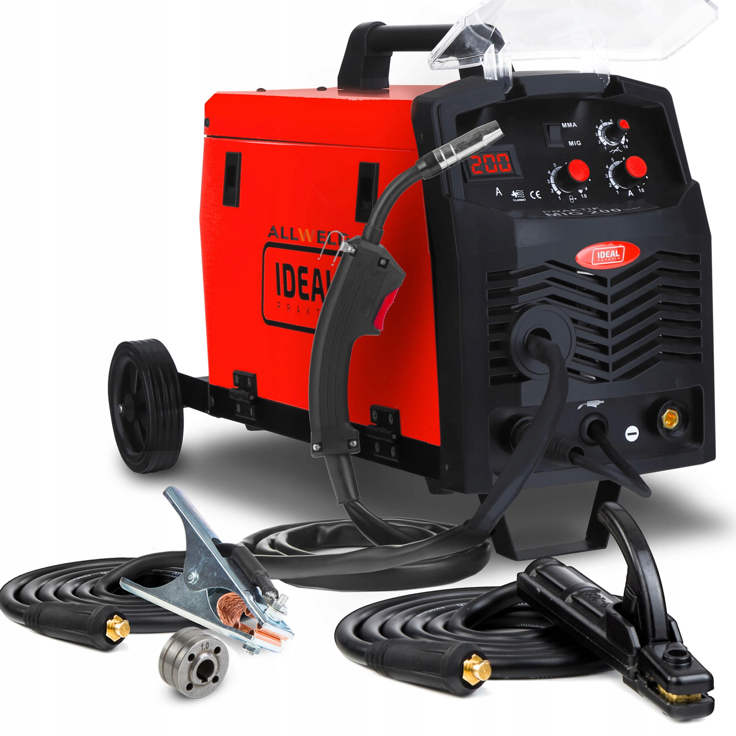 Invertorová Svářečka Ideal Praktik Mig 200 Mag Mma 200A Igbt Flux