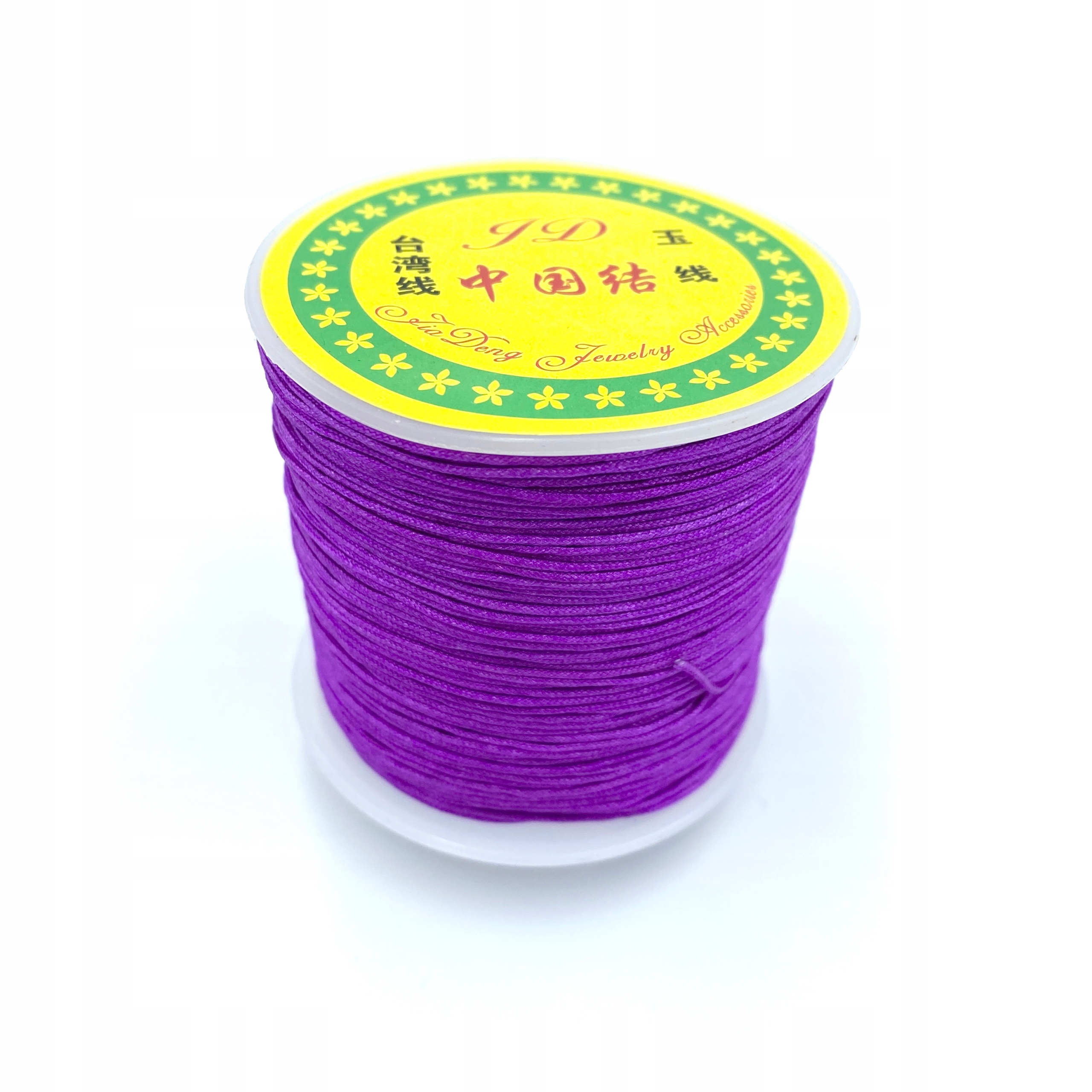 Sznurek nylonowy 0,8 mm Fuksja 10 m macrama