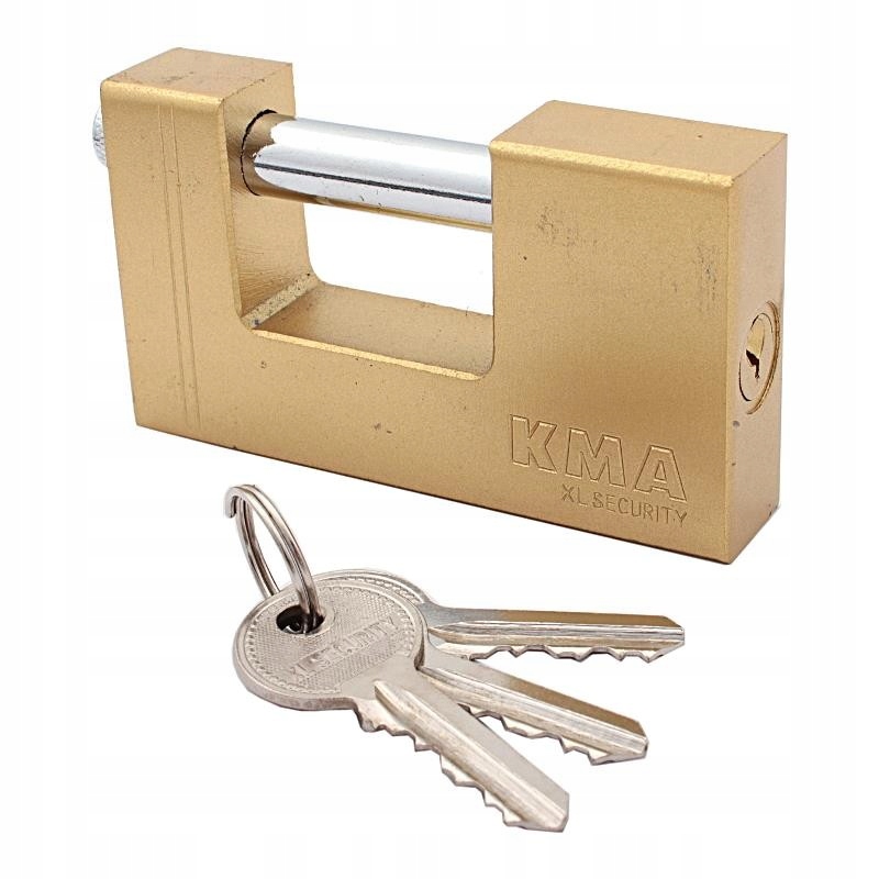 Kłódka sztabowa KMA-100mm mos.