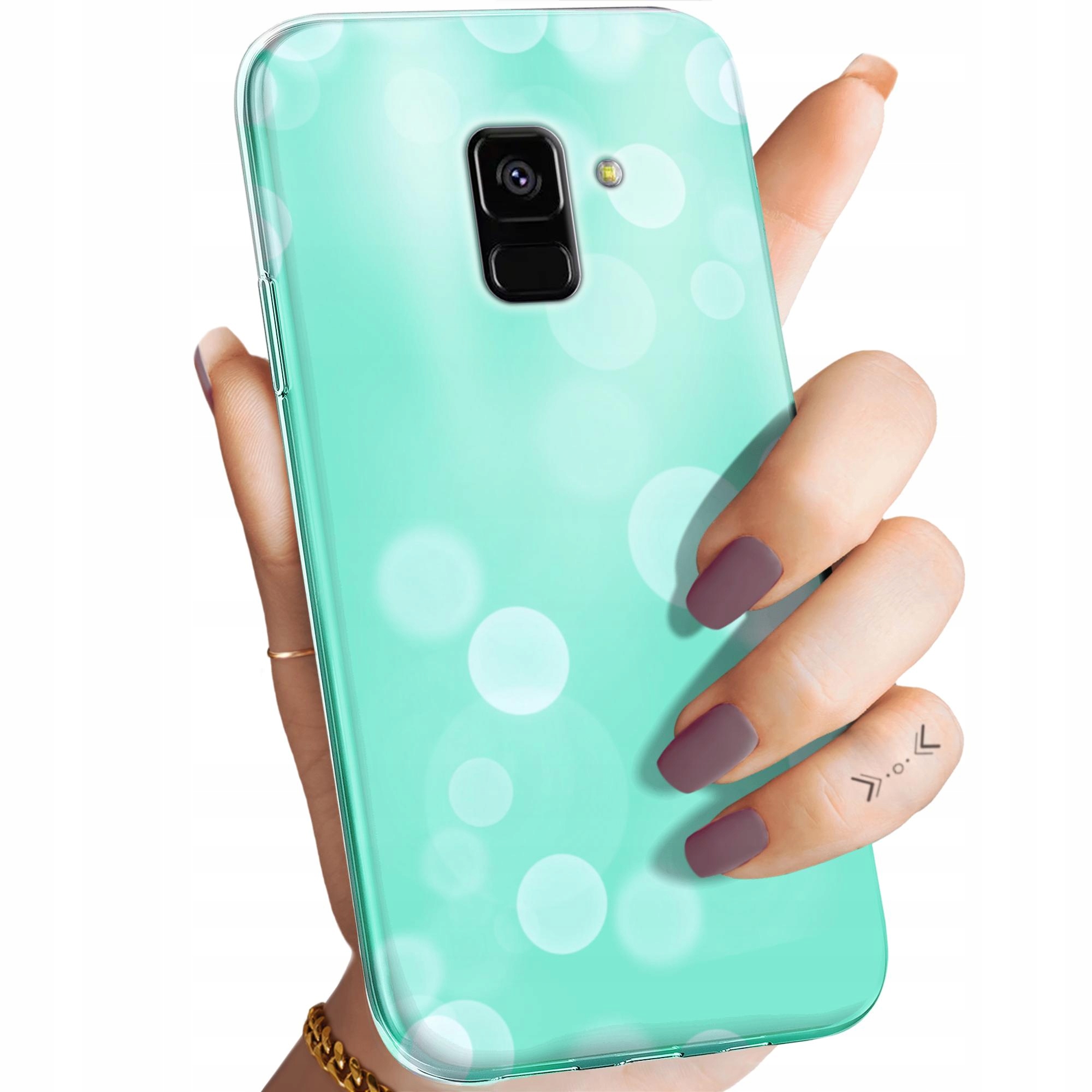 Etui Do Samsung Galaxy A5/A8 2018 Miętowe Mięta Mint Obudowa Case