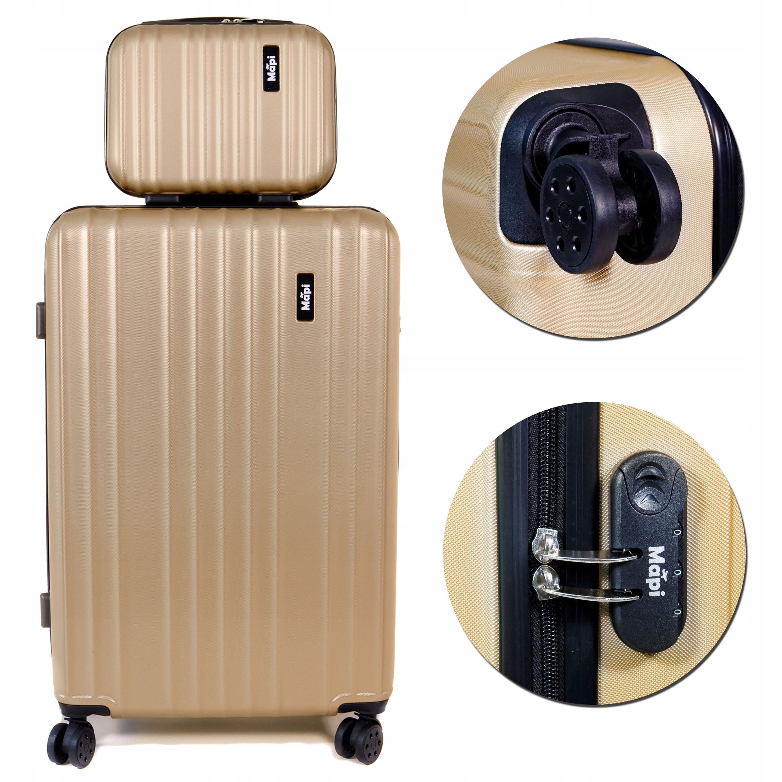 Sada cestovních kufrů Střední Kufřík Abs