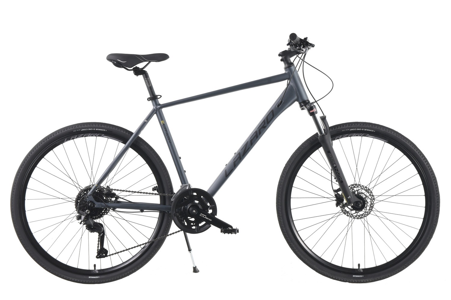 Rower Lazaro Elitary V3 28 Męski Cross Hydraulika Shimano Cues 17 Grafit