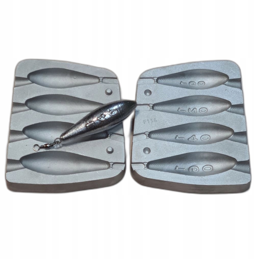 Forma do odlewania ciężarków wędkarskich 100 120 140 160 g (F-136)