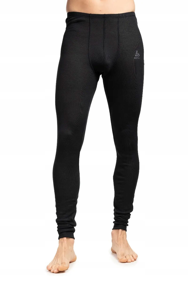Leginsy męskie Odlo Active Warm Bi Bottom Long czarne l