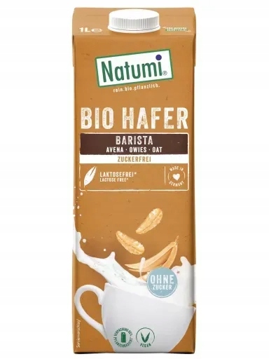 Levně 4x Ovesný barista Bez cukru Bio 1 L Natumi