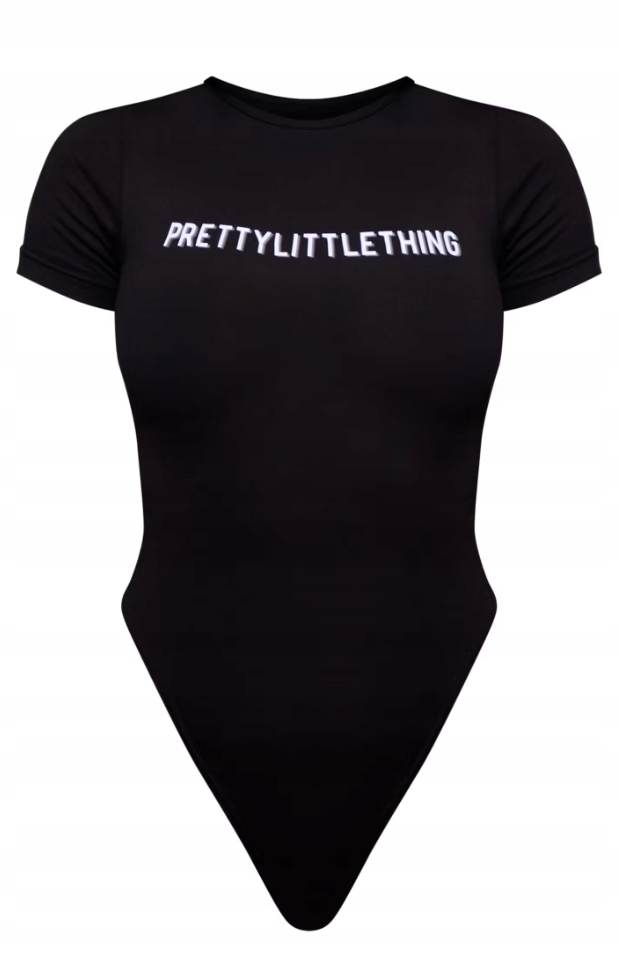 PRETTYLITTLETHING BODY Z LOGO BAWEŁNIANE XS EKC Marka Prettylittlething