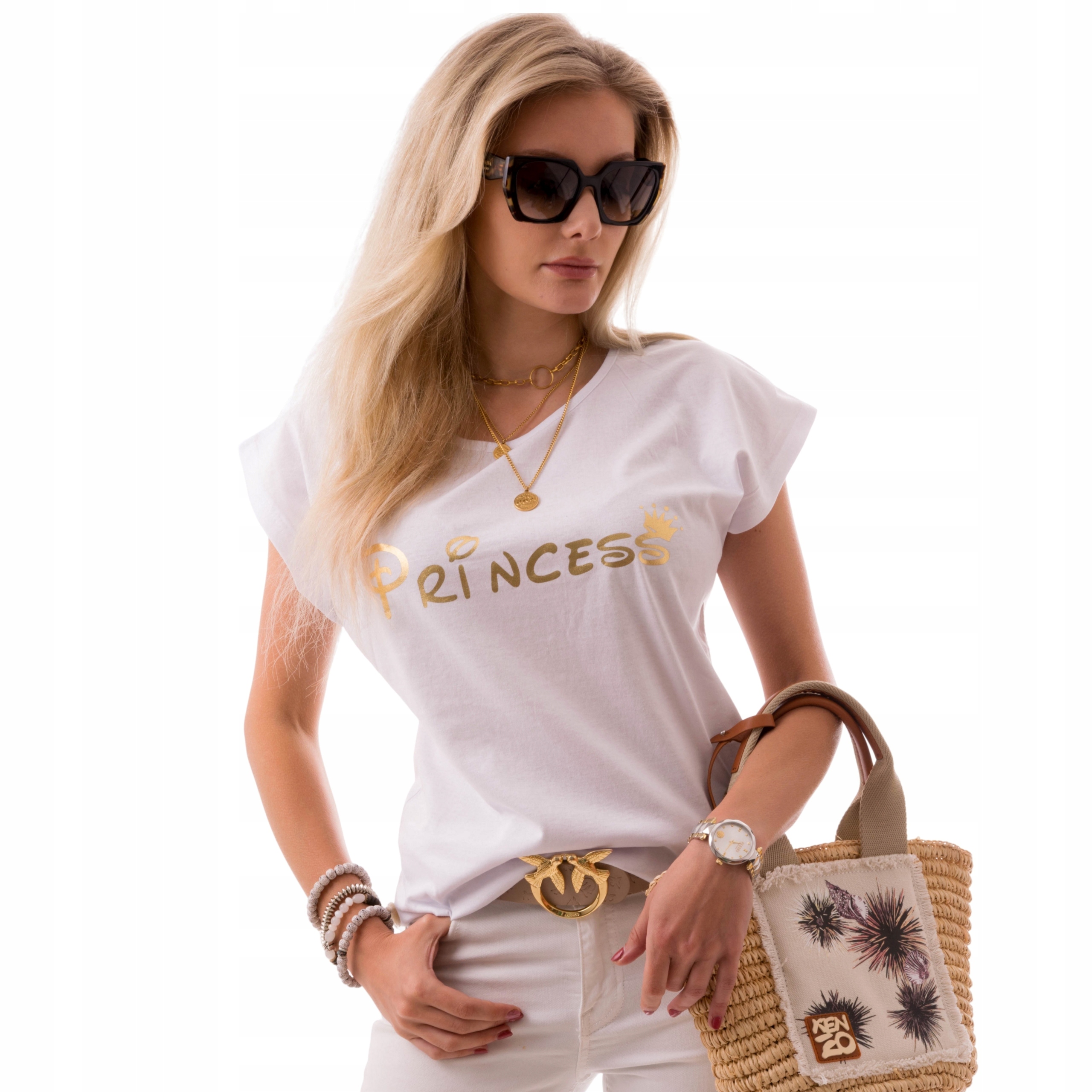 

Idealny Print Kobieca Bluzka T-shirt Bawełna S/m