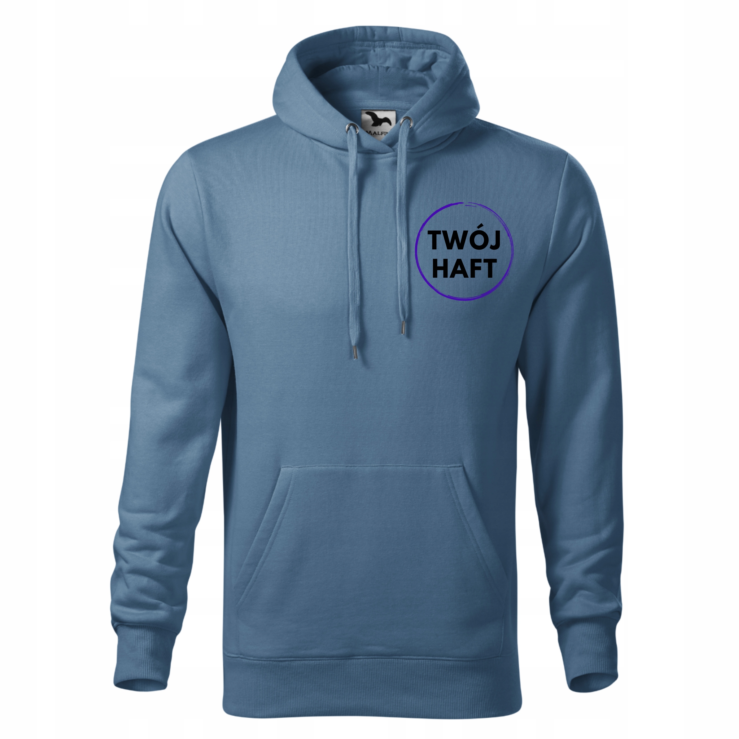 Pánská Mikina S Logem Firmy Reklamní S vyšívaným potiskem Denim 3XL