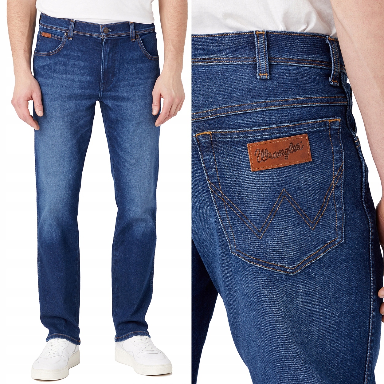 Wrangler Texas Slim Star Man 365 Warm přiléhavé džínové kalhoty W42 L32