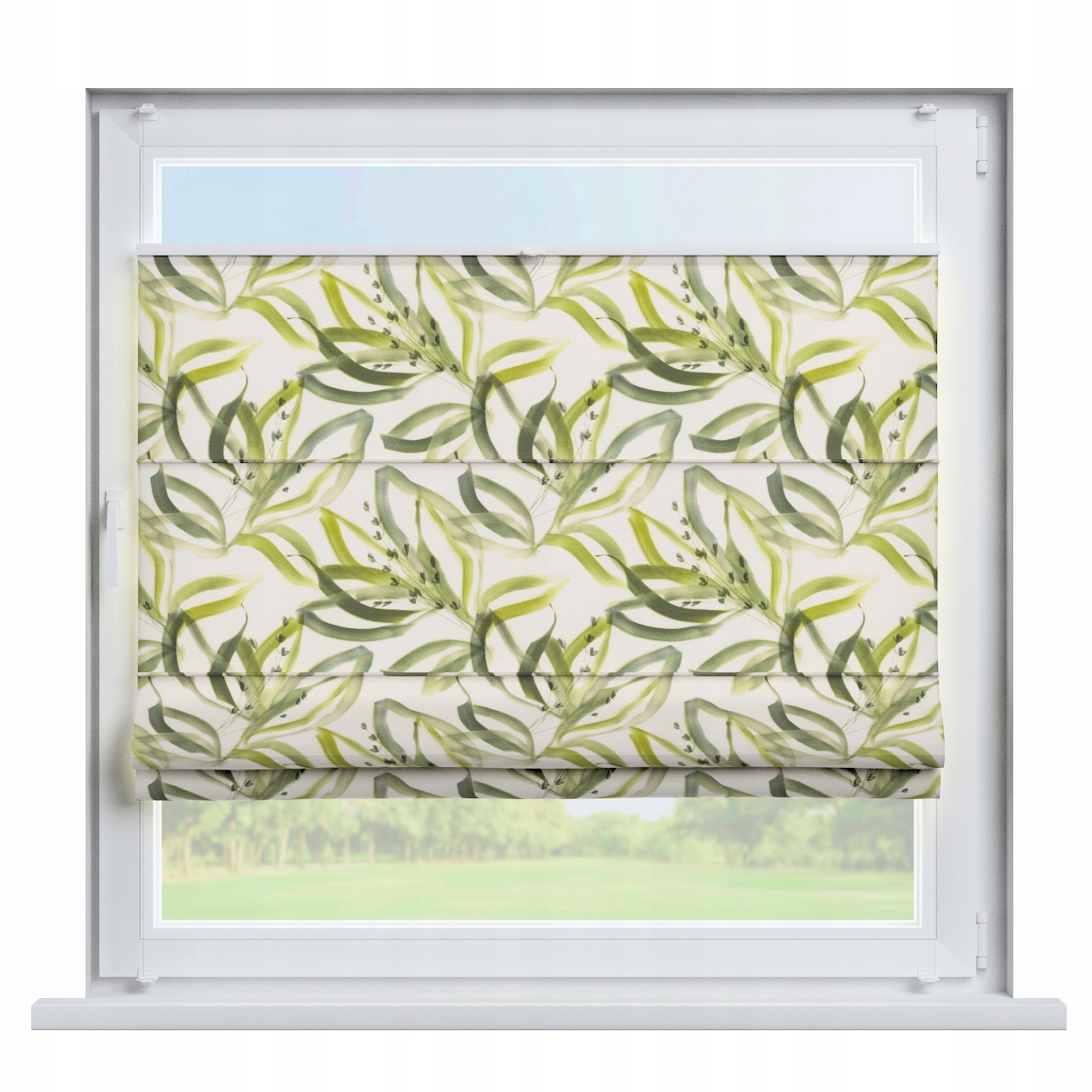 Hotová Roleta plisé Římská Sicílie 80x170 cm zelená