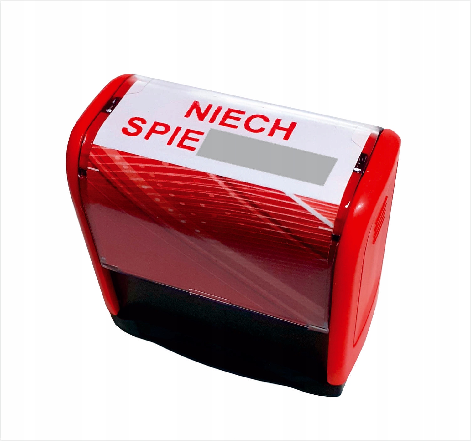 

Pieczątka z napisem "niech Spier****"