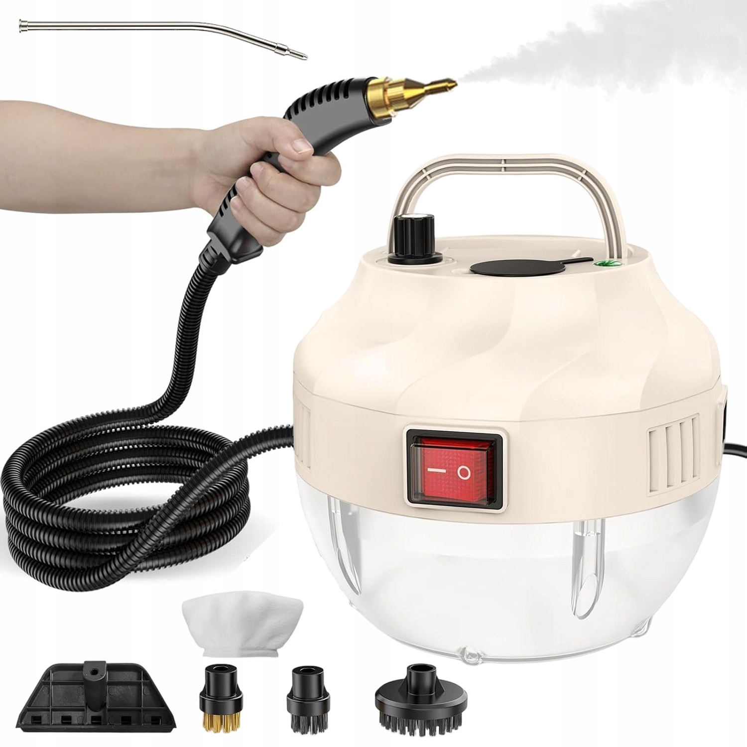 Parní Čistič Výkonný 1500 W 1000 ML Tlakový Čistič Silný Sada