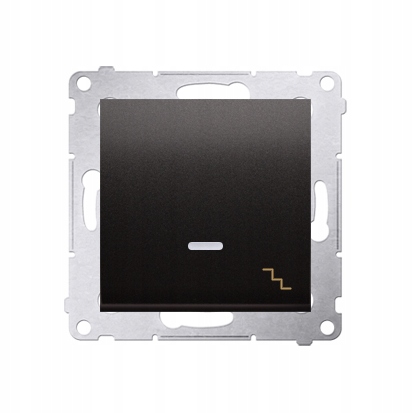 

Simon 54 Łącznik schodowy z Led czarny mat DW6L.01