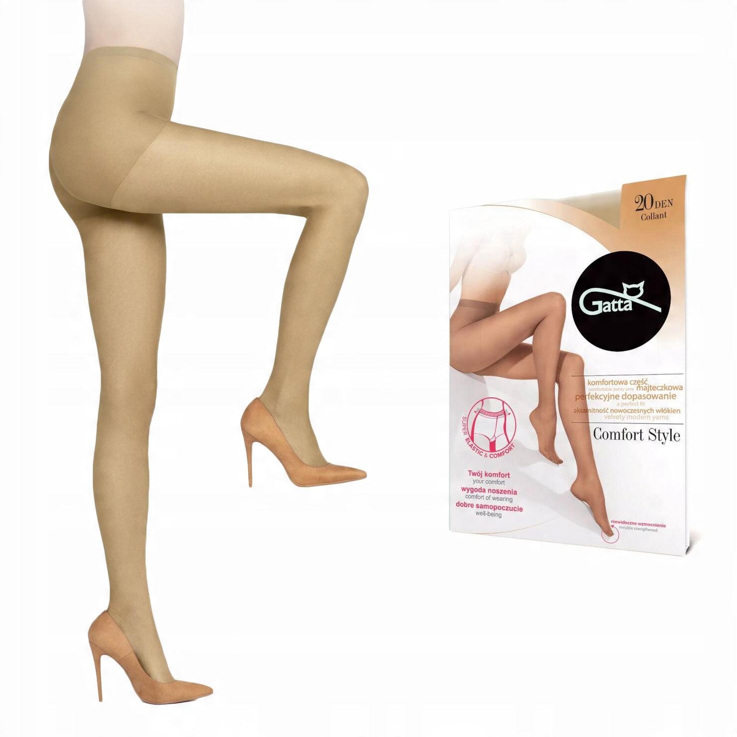 

Gatta Comfort Style rajstopy 20den visone r4