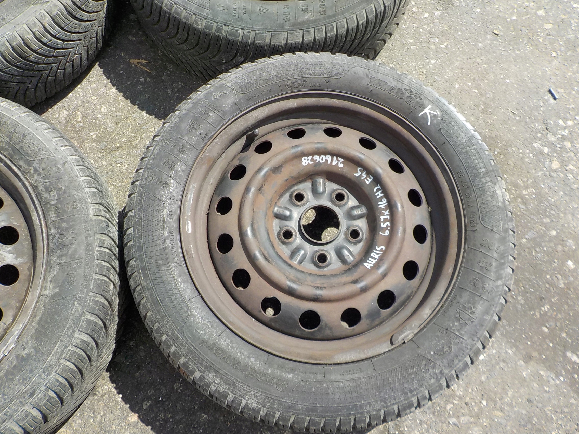 CERCHI Ferro 16'' toyota auris e 2008r 2160628