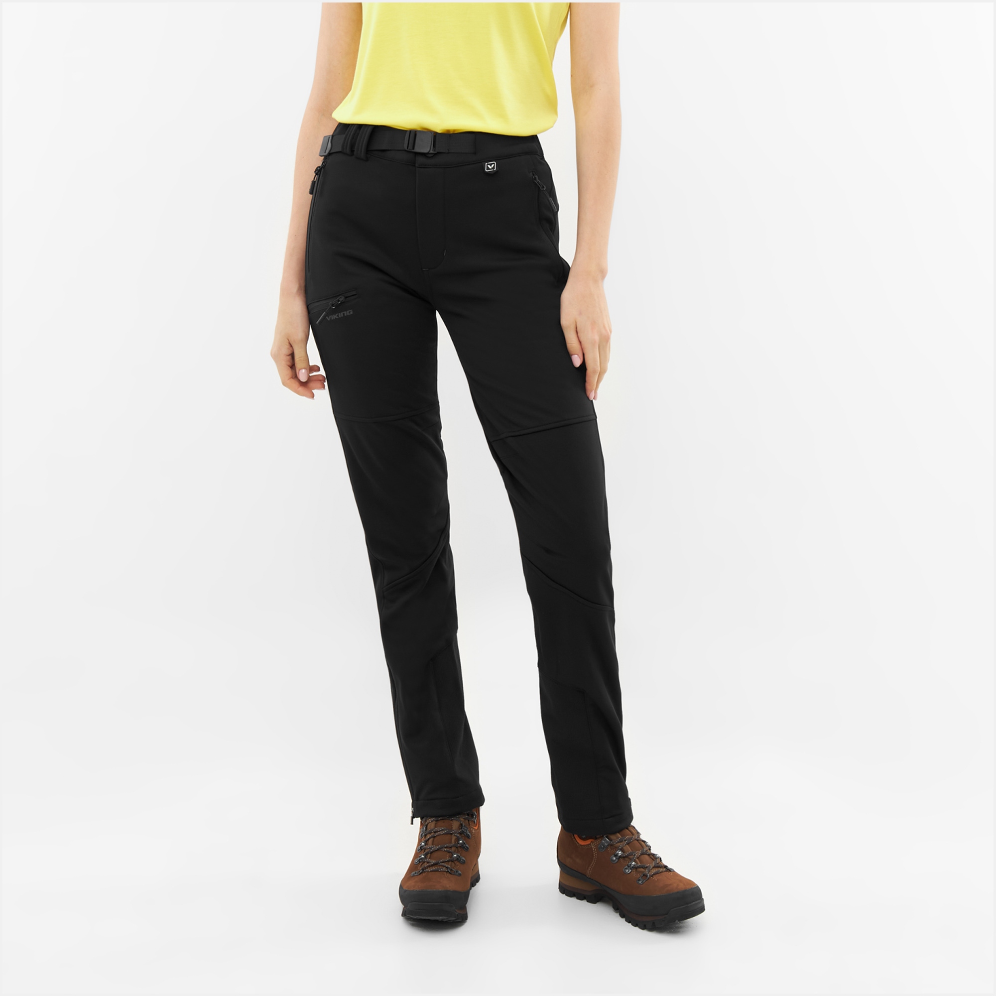 Dámské trekové kalhoty Viking Summit Warm 2.0 s membránou, černé, velikost vel.