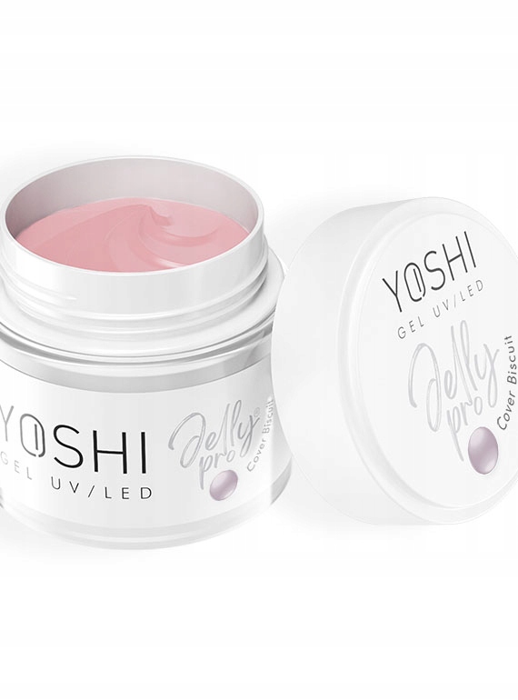 Yoshi stavební gel Uv Led Jelly Pro Cover Biscuit krycí světle béžový 50 ml