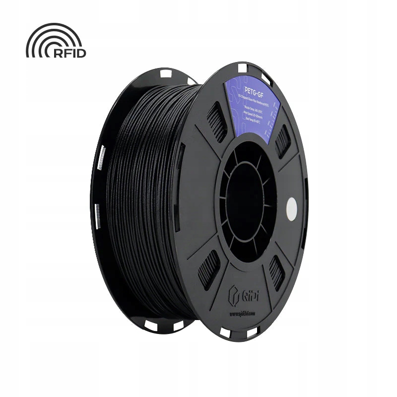 Qidi Petg-gf filament pro 3D tiskárnu, černé skleněné vlákno