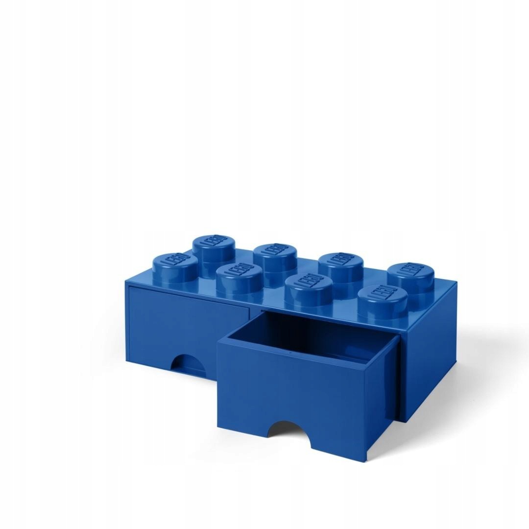 Lego (r) kontejner kostka se zásuvkami osmička modr..