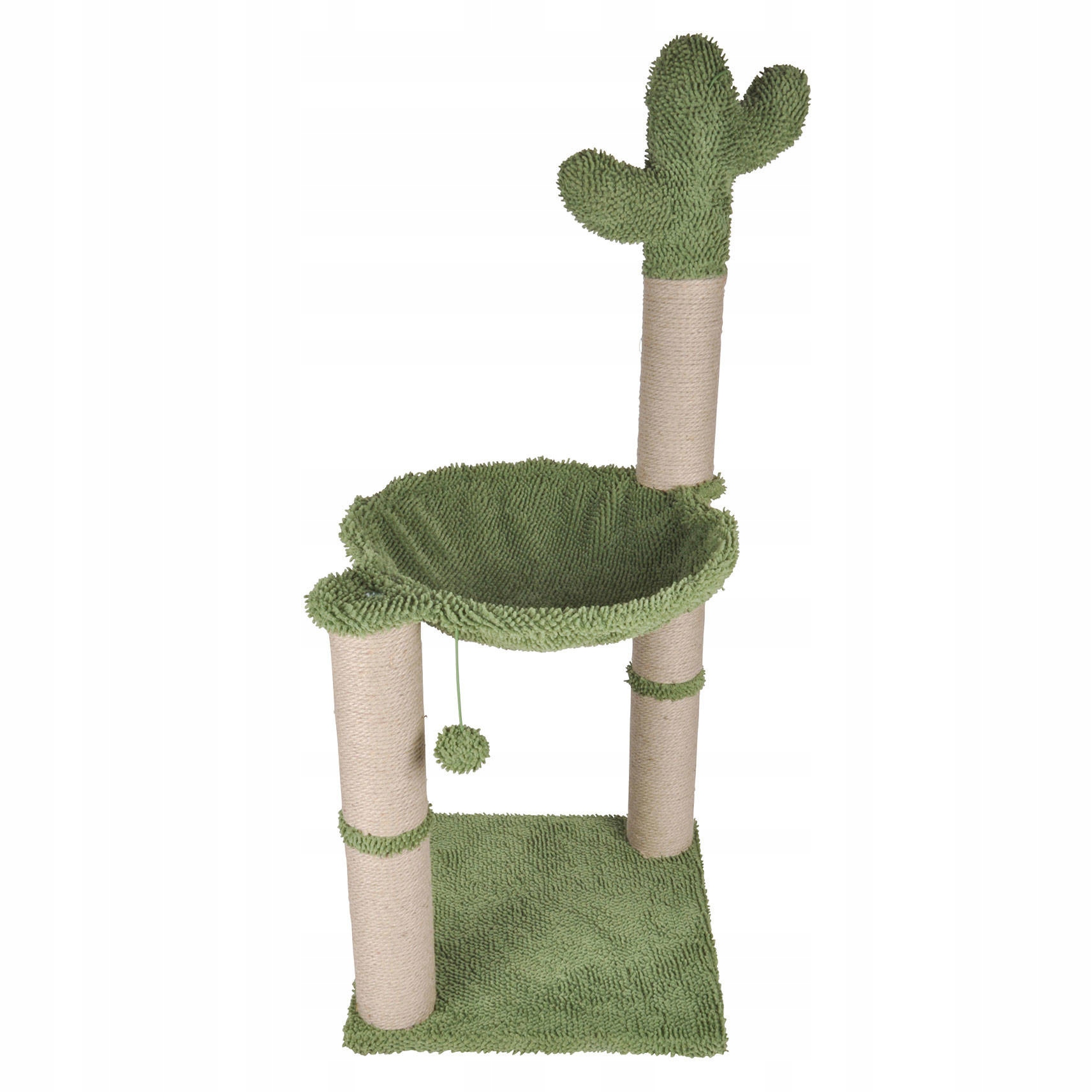 Levně Drapak Pro Kočky Kaktus houpací síť Pelíšek výška 44 cm