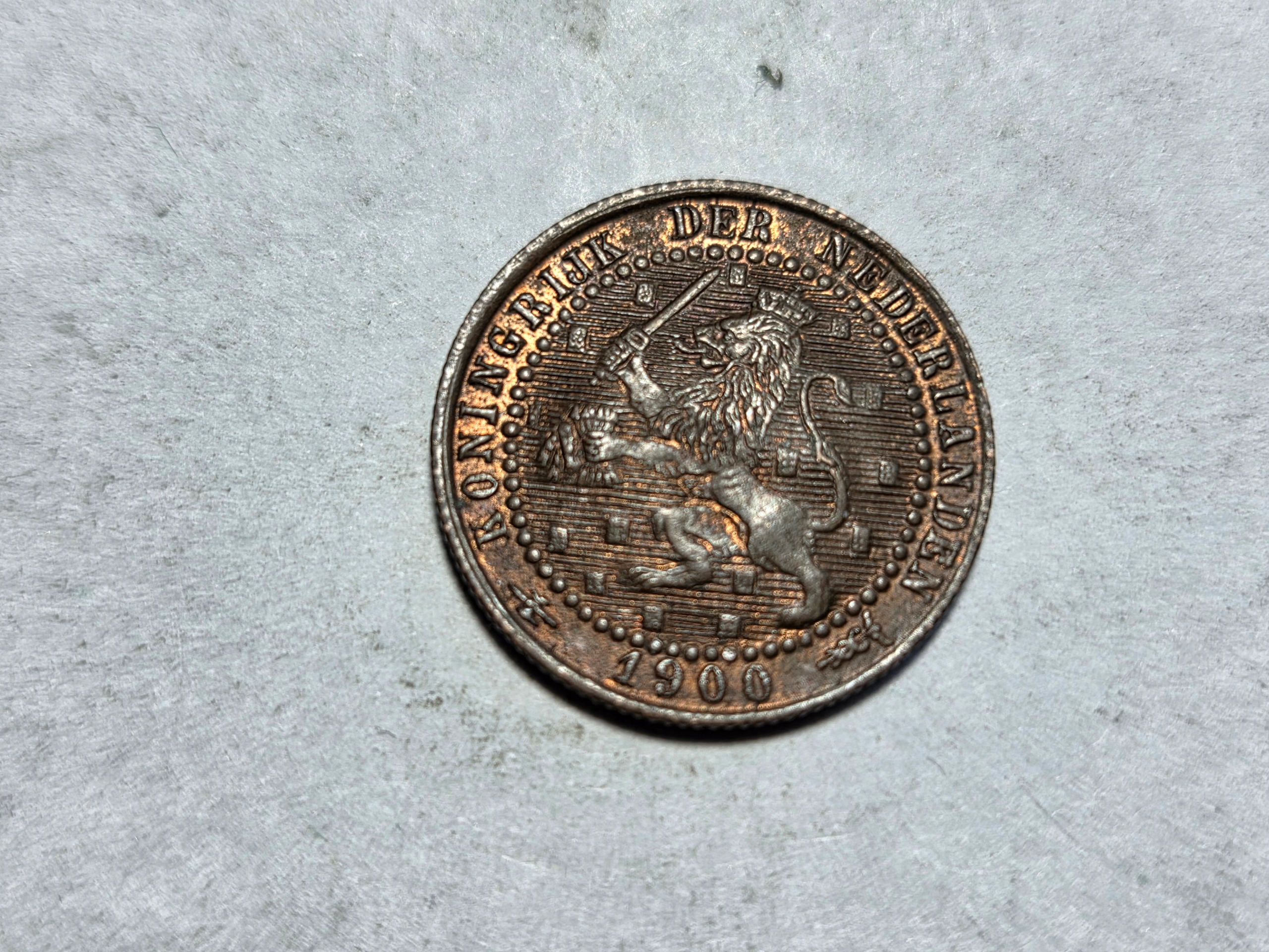 Stara Holandia 1 cent 1900 rok -NR0912