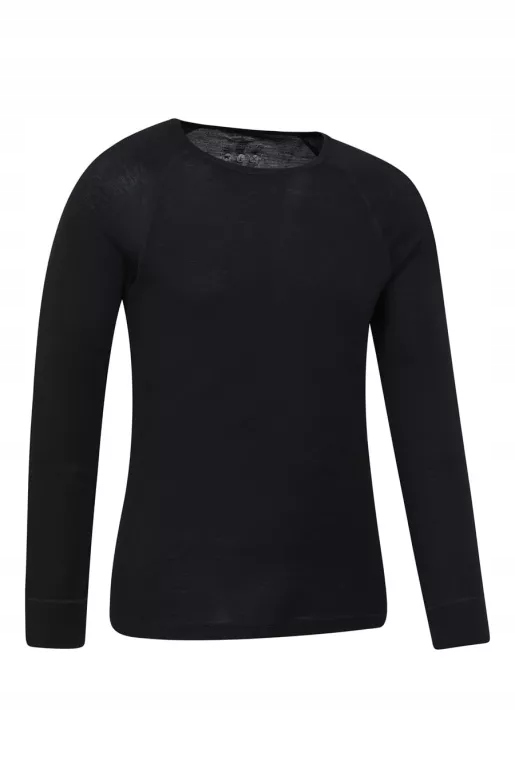 Męska Koszulka Termiczna Z Wełny Merino Black Mountain Warehouse XL