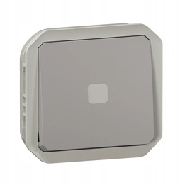 Nové Plexo Podsvietený časový spínač, mechanizmus Šedá Legrand 069504L