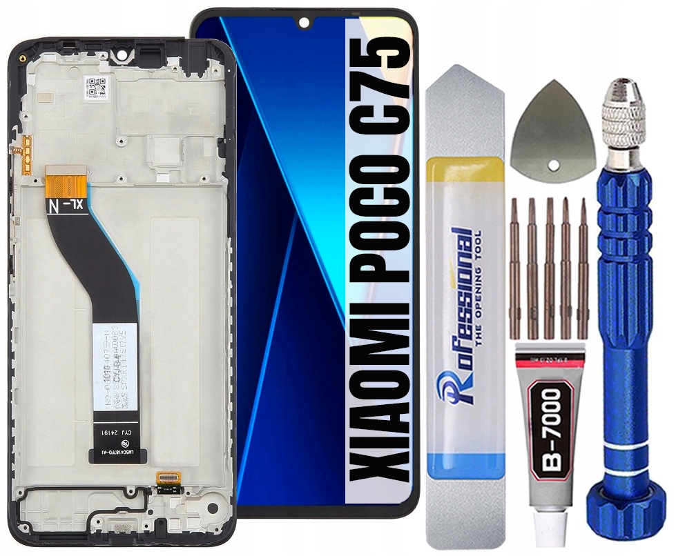 Displej Pro Xiaomi Poco C75 LCD Displej Rámeček