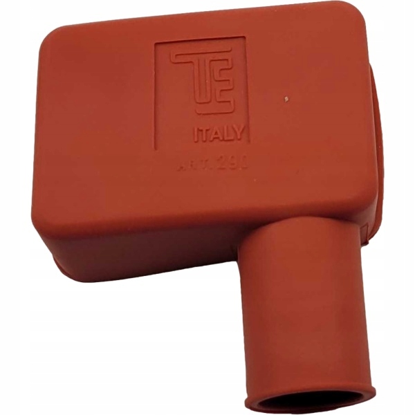 OSŁONA KLEMY AKUMULATORA KĄTOWA PLUS LEWA RED