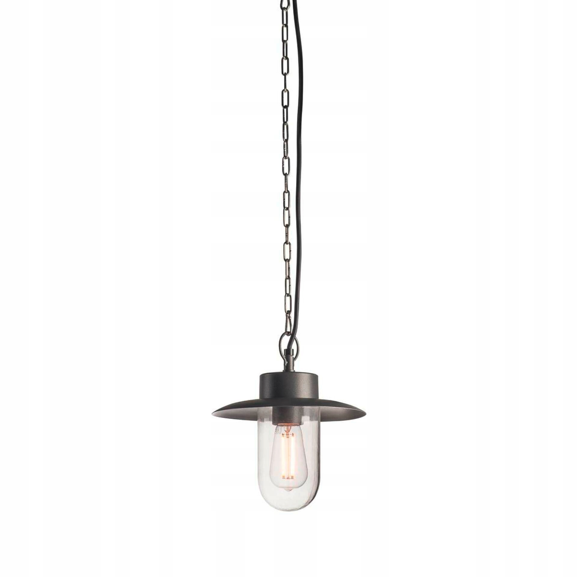 Vonkajšie závesné svietidlo Slv Molat E27 antracit IP44