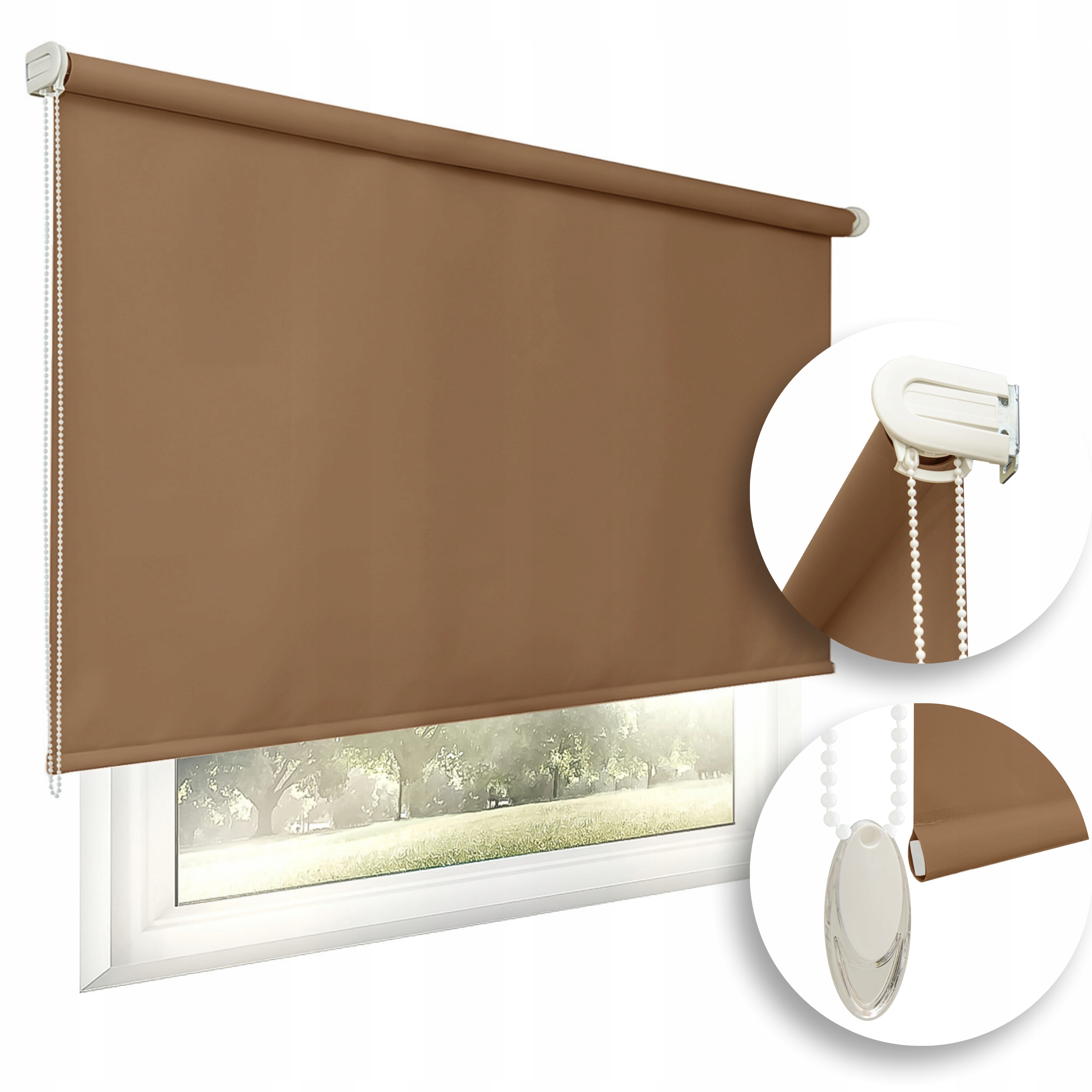 Nástěnná Roleta Ultra 38 mm Stropní polozatemňovací s mřížkou Rolety 160x170