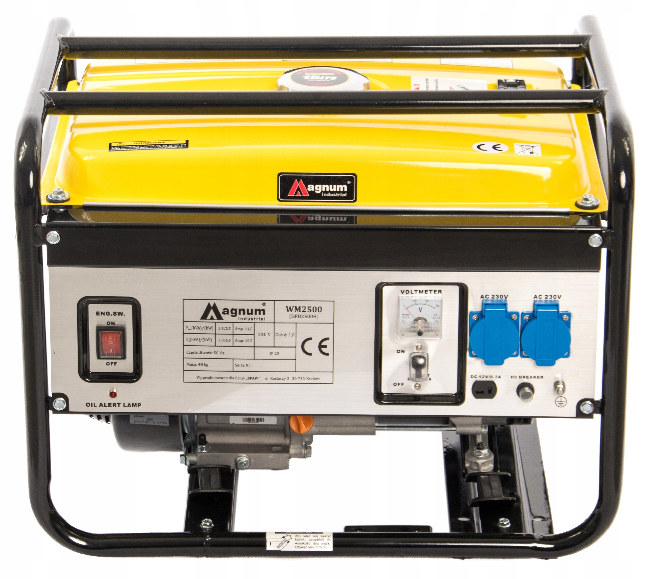 AGREGAT PRĄDOTWÓRCZY MAGNUM DF 2500W 230V AVR Rozruch ręczny