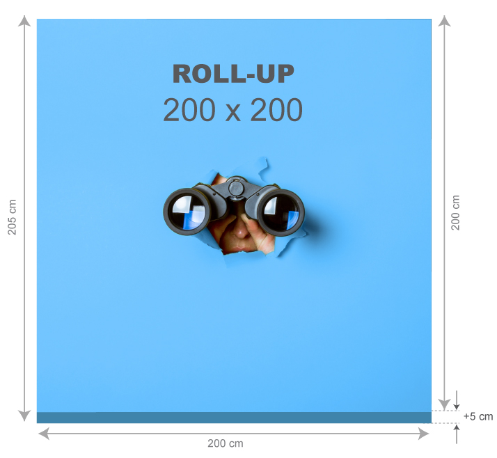 Roll up 200x200 Exclusive wysyłka GRATIS Marka inny
