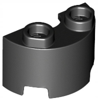 

Lego 68013 pół cylinder 1x2x1 czarny 1 szt N