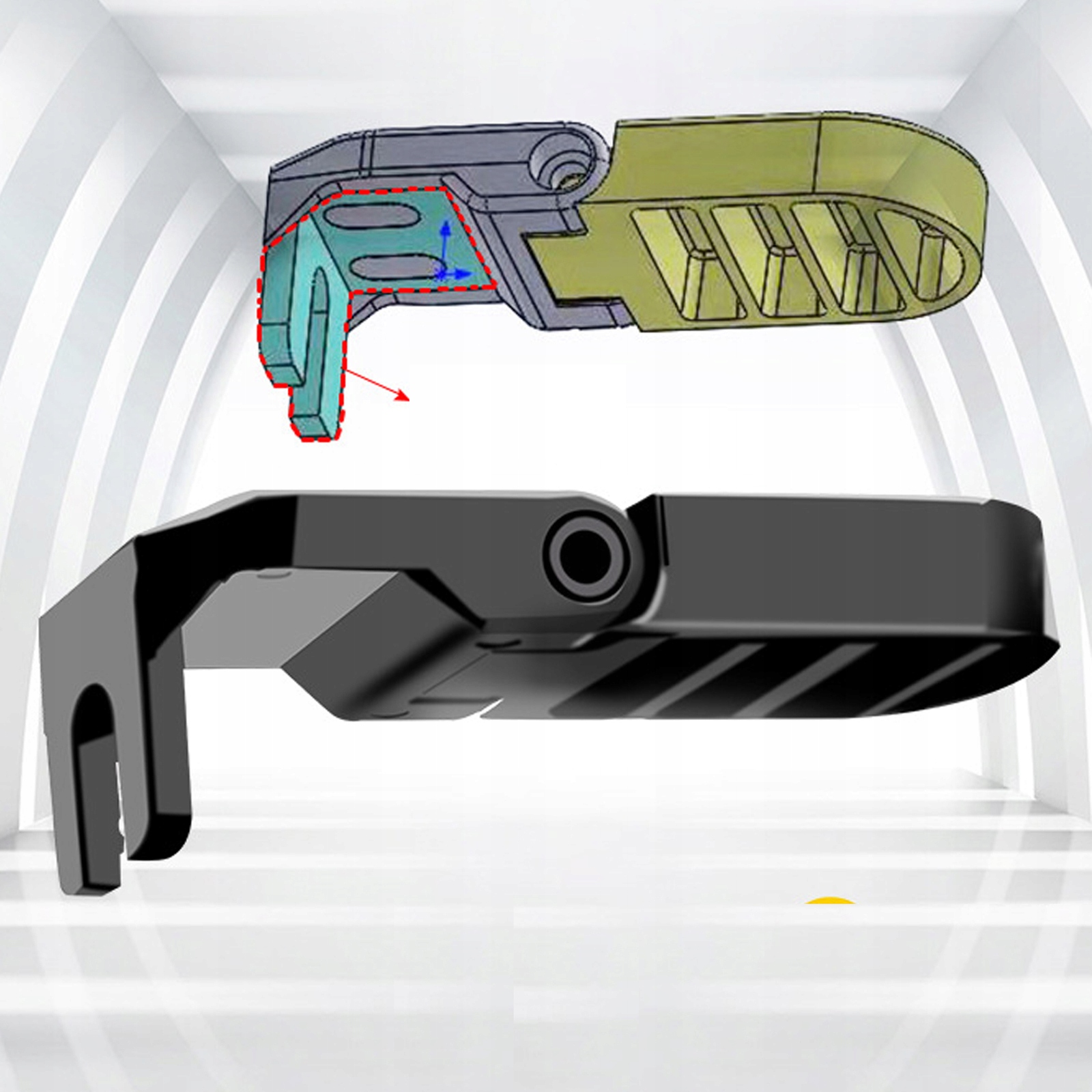 TYLNE PEDAŁY DO ROWERÓW PODNÓŻKI DO ROWERÓW MTB Podnóżki Pedały Wymiana Kolor dominujący czarny