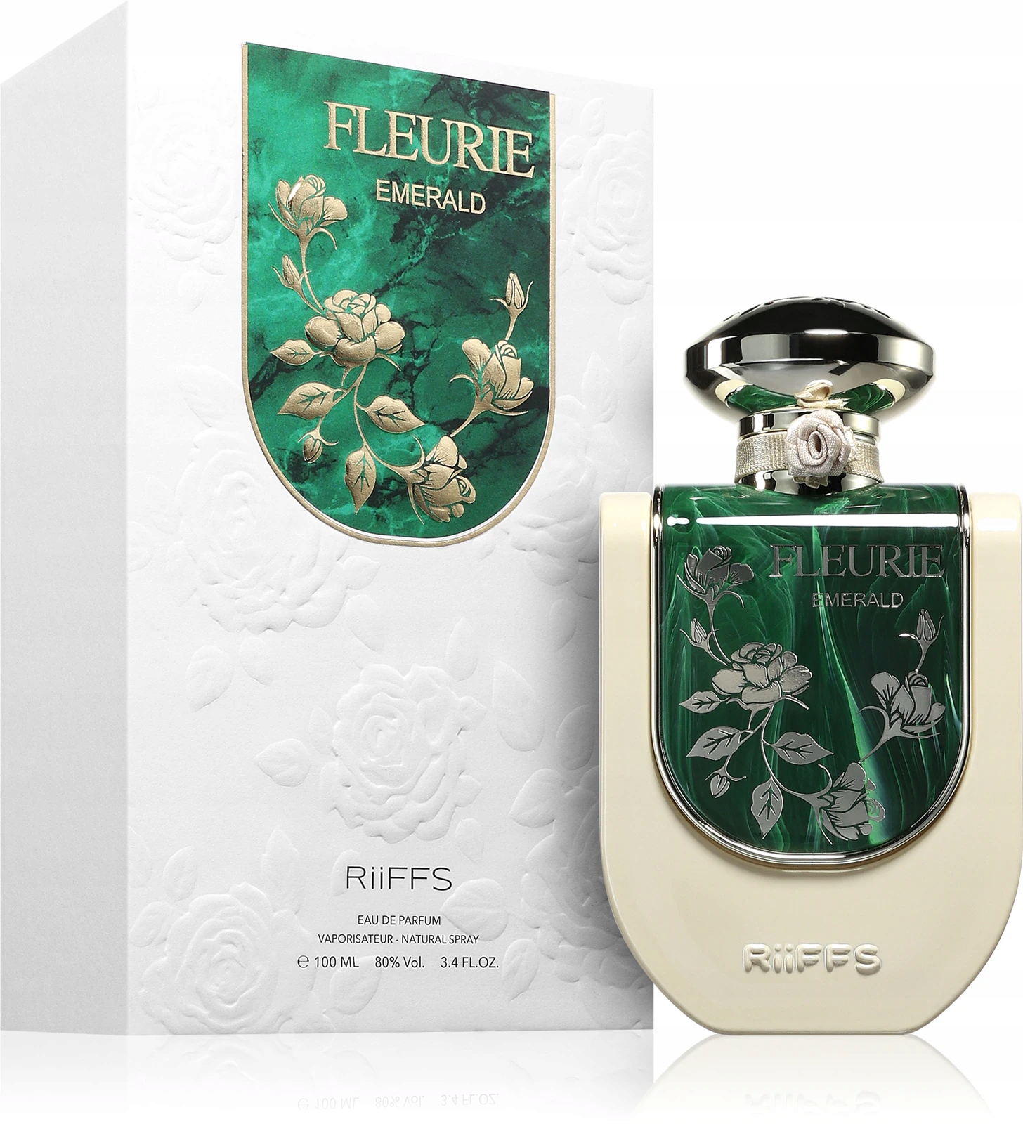 Oryginalne Perfumy Dubajskie Riiffs Emerald Fleurie 100ml Edp+gratis