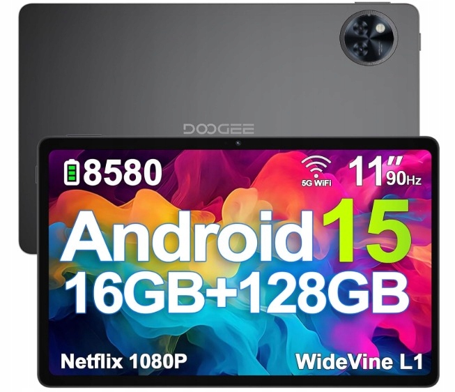 Tablet Doogee U11 11“ Android 15 16GB+128GB WiFi Bluetooth