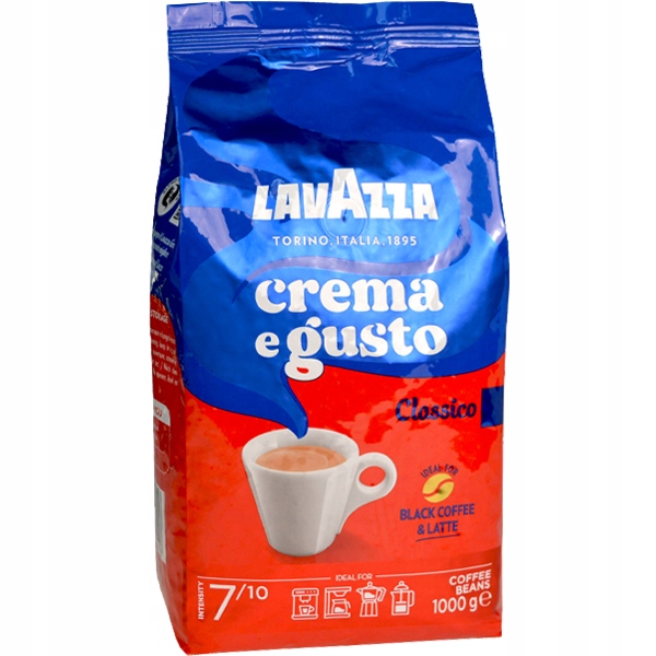 Levně Káva zrnková Lavazza Crema E Gusto 1 kg Dárek videokniha