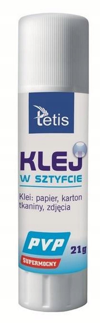 Lepidlo v tyčince PVP(bezbarvé)21g (12 Ks) BG112-G /Tetis