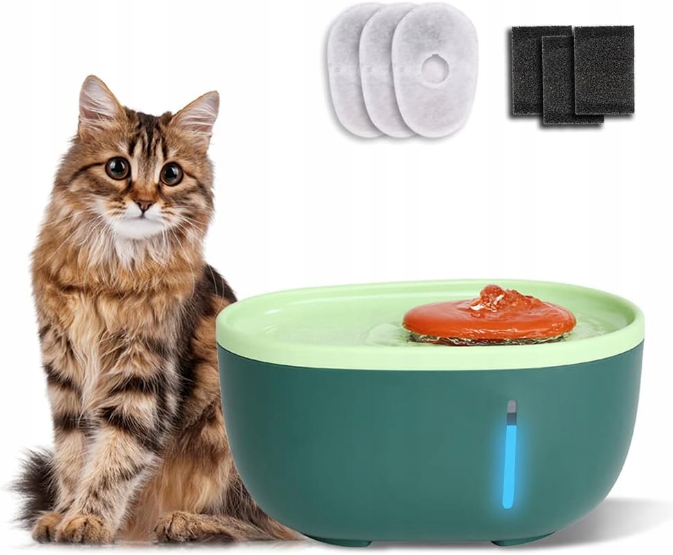 Levně Fontána pro psa a kočku 2L automatická napáječka, tichý vodní filtr