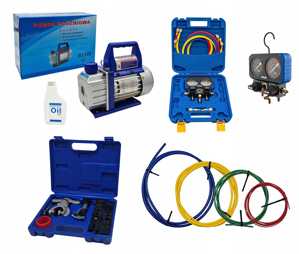 Vákuová pumpa VP125 Manometre Value Kalichovač Nôž Gratovač Tyče