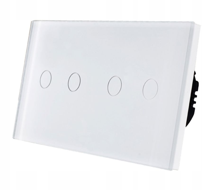 Dotykový Spínač Světla 2+2 Čtyřnásobný Schodišťový