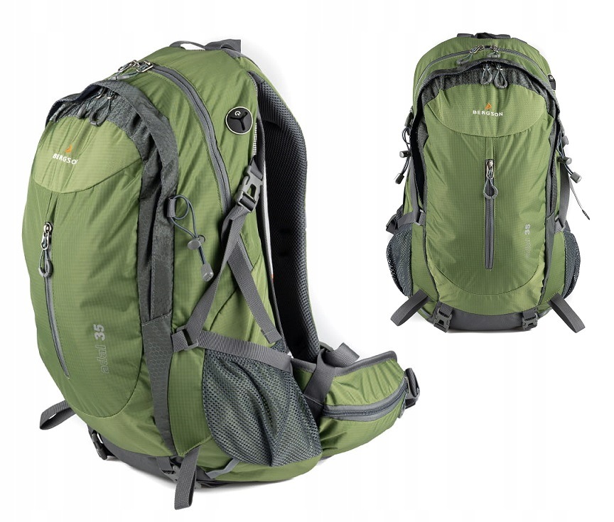 Batoh Bergson Adal 35L Olive turistický rám obal pásy