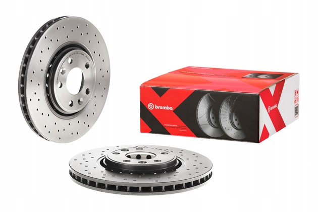 09.B352.1X - ПЕРЕДНЯЯ ПАНЕЛЬ BREMBO XTRA RENAULT CLIO RS LAGUNA III