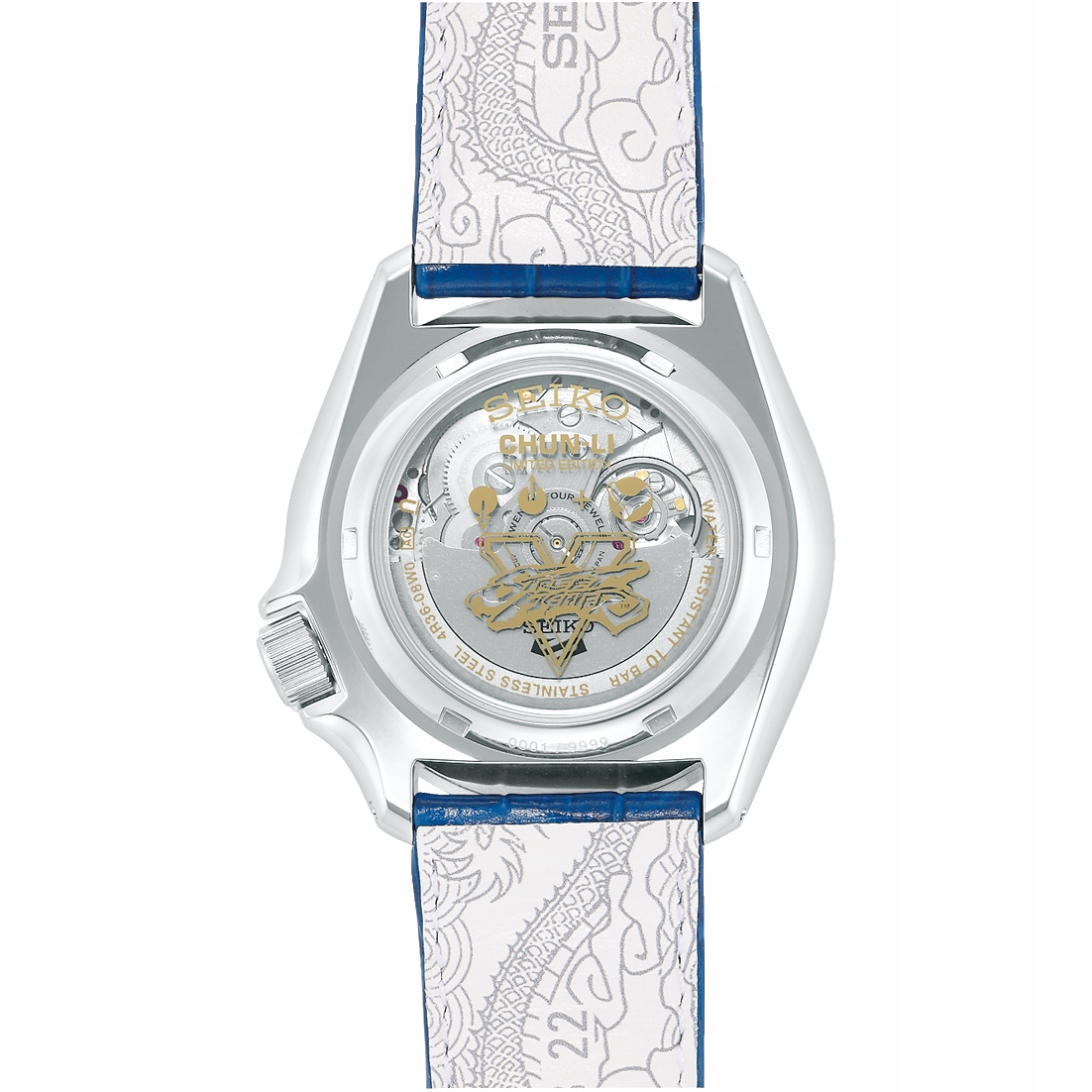 【GINGER掲載商品】 Zegarek Limited NIEBIESKI Fighter Street Sports 5 Seiko 時計
