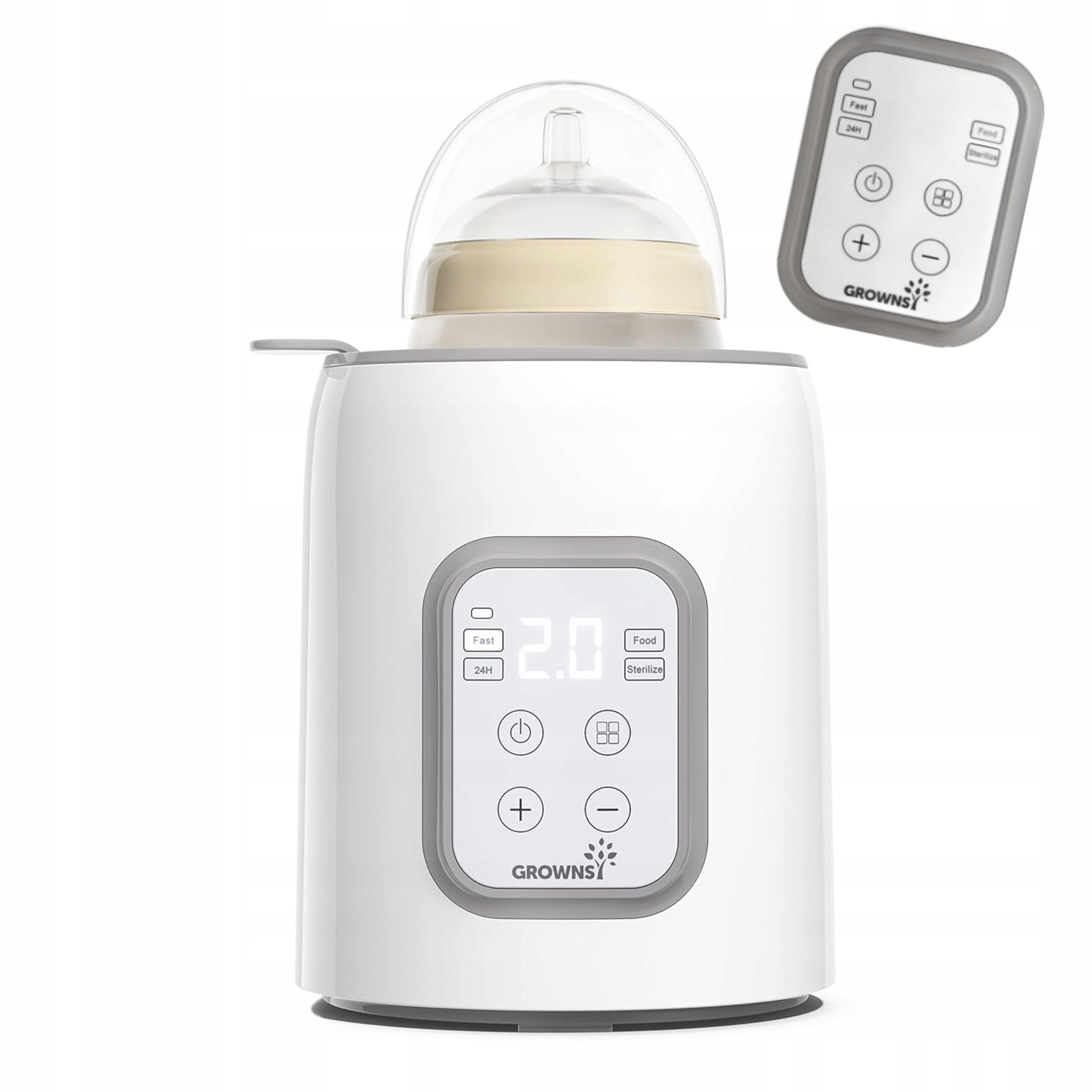 Podgrzewacz Sterylizator Do Butelek LCD Dla Niemowlat 8 w 1 Bpa Rozmrazacz