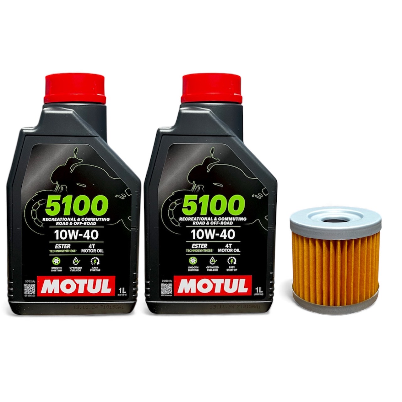Zestaw Serwisowy Motul 5100 10W40 4T+ Filtr Qjmotor Rkf Srk Srv 125 S R